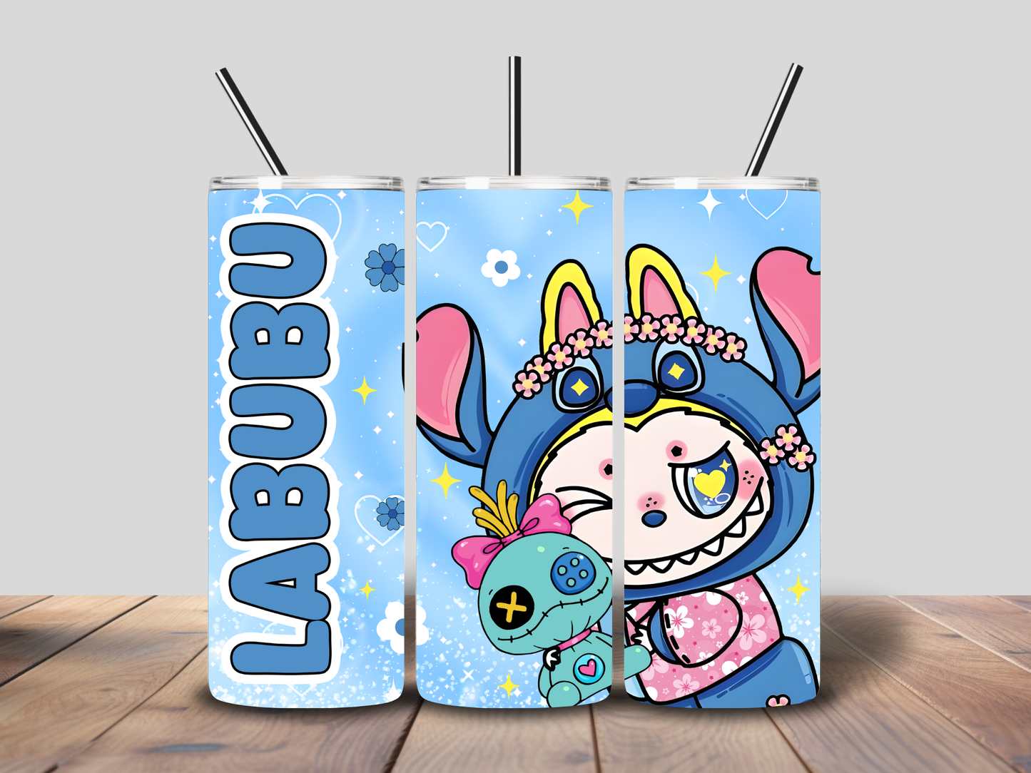 LABUBU Character Tumbler – Cute & Colorful 20oz Stainless Steel Drinkware