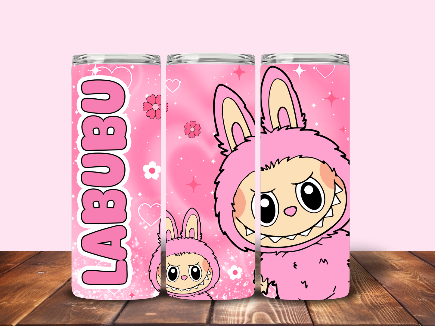 LABUBU Character Tumbler – Cute & Colorful 20oz Stainless Steel Drinkware