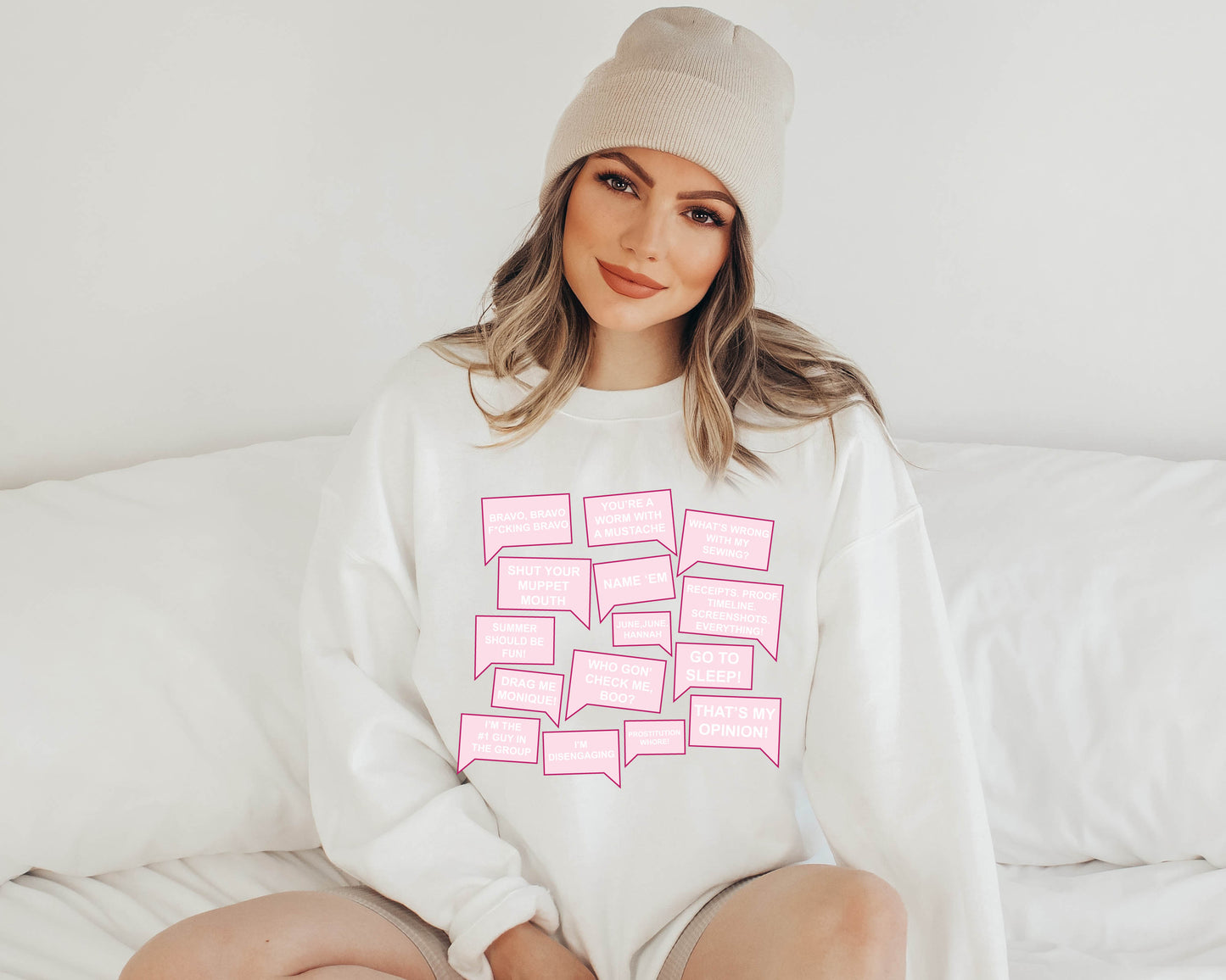 Bravo TV Iconic Quotes Crewneck Sweatshirt