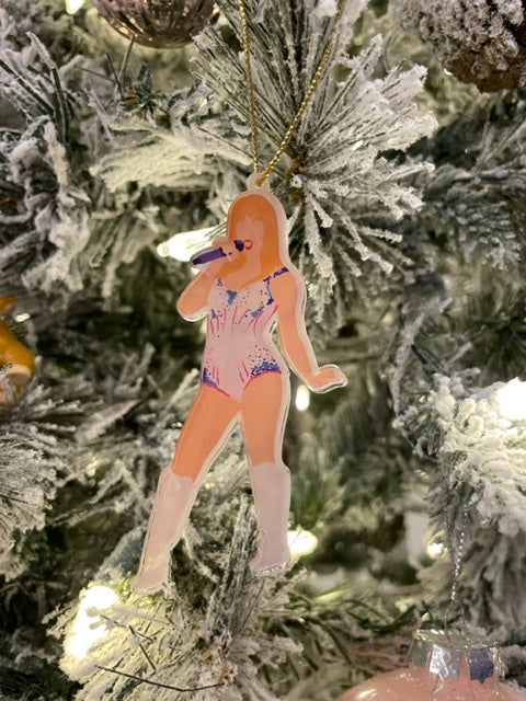 Taylor Swift Acrylic Christmas Ornaments
