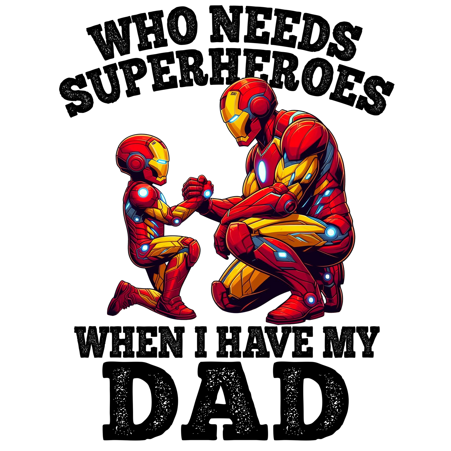 Father's Day Superhero Beer Pint