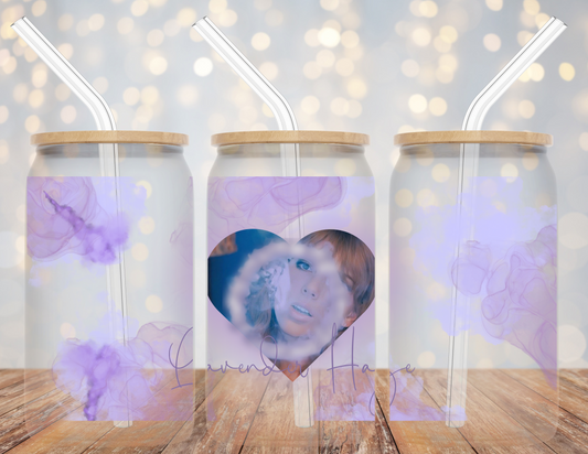 Taylor Swift Lavender Haze Glass Can
