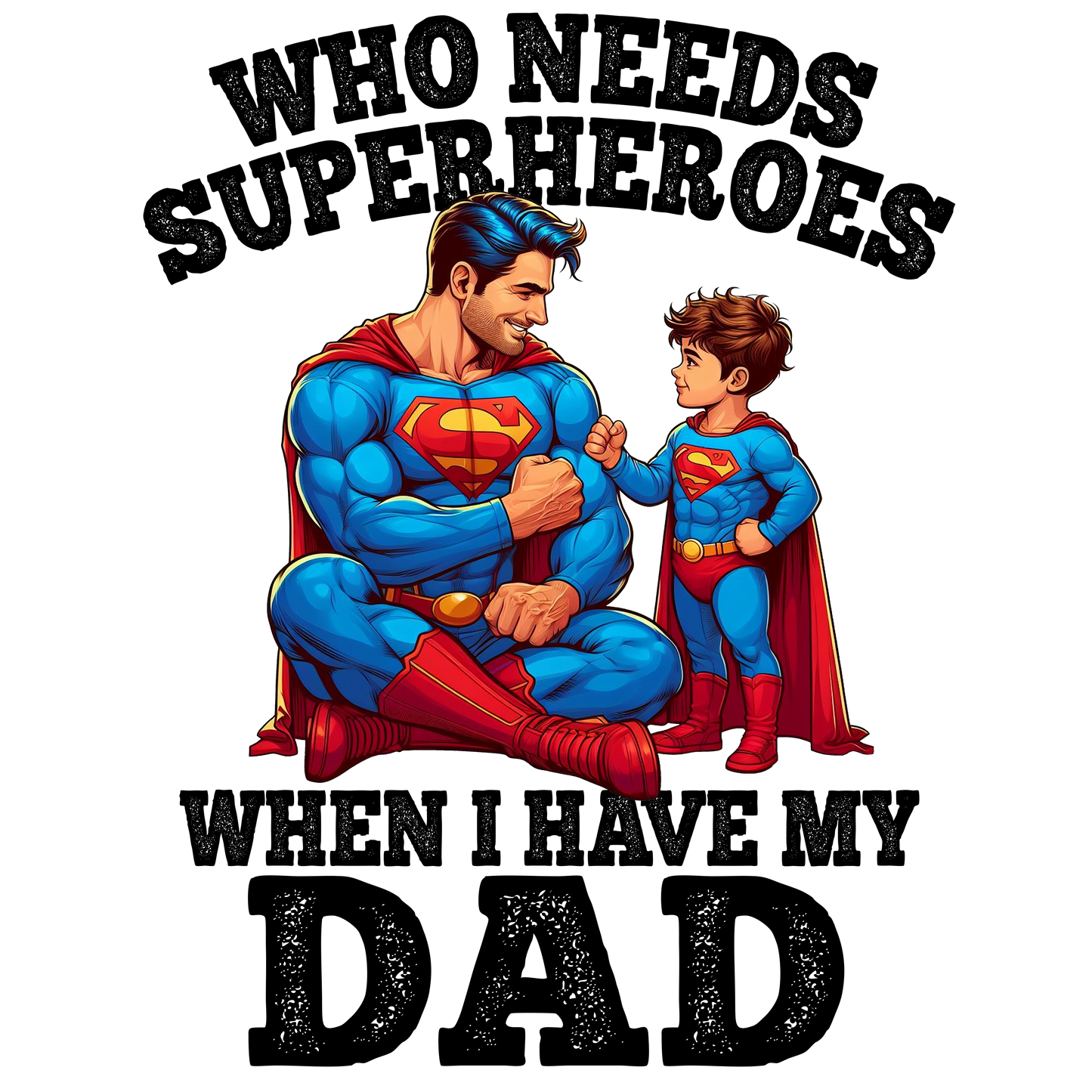 Father's Day Superhero Beer Pint