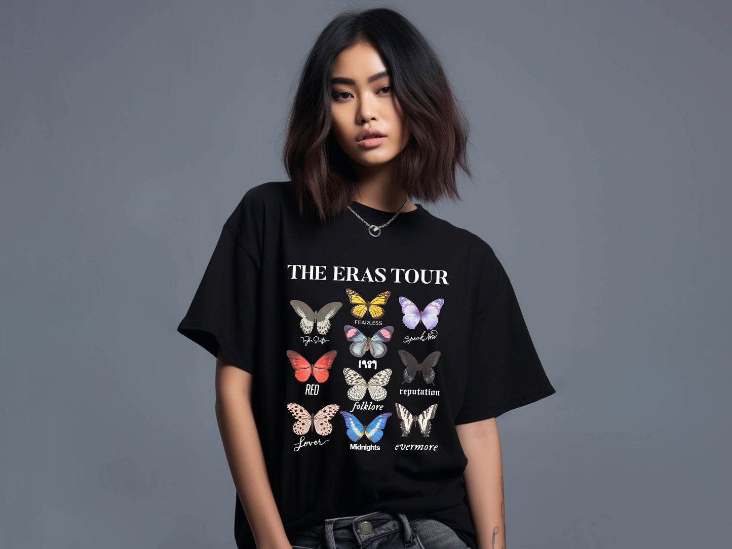 Taylor Swift The Eras Tour Butterflies T-Shirt