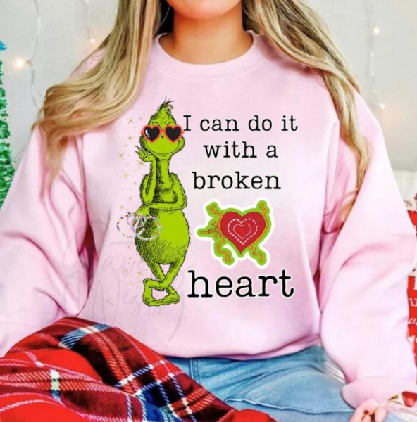 The Grinch Taylor Swift Christmas Sweatshirt