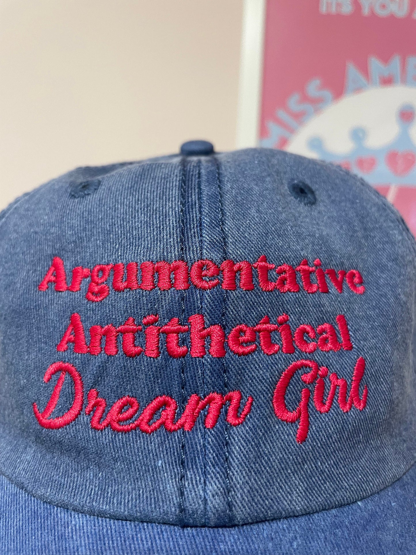 Antithetical Argumentative Dream Girl Taylor Swift Baseball Cap