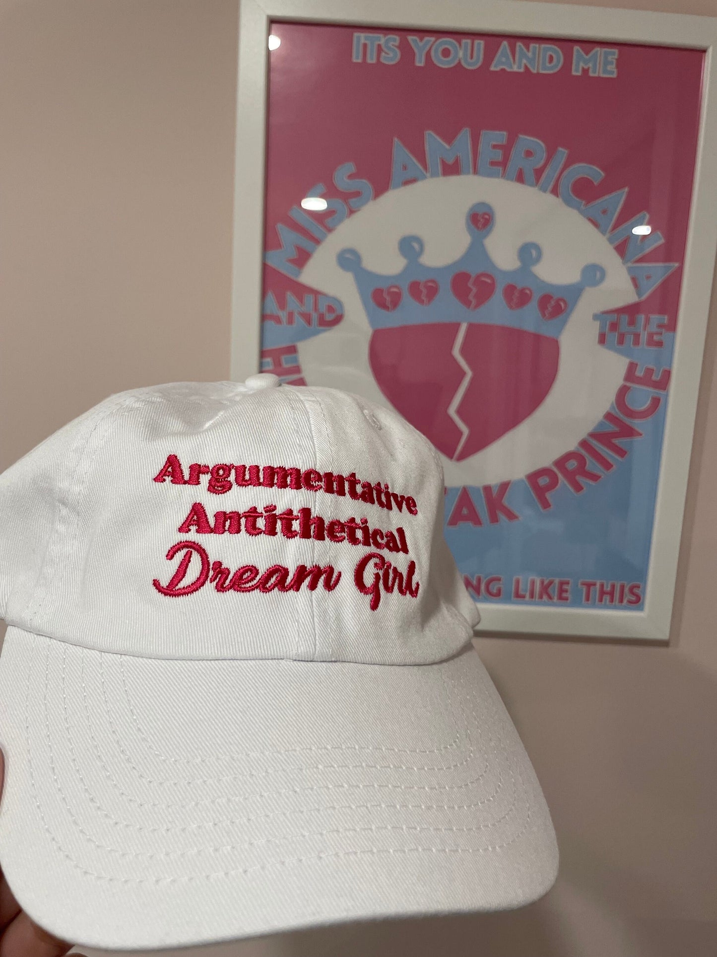 Antithetical Argumentative Dream Girl Taylor Swift Baseball Cap