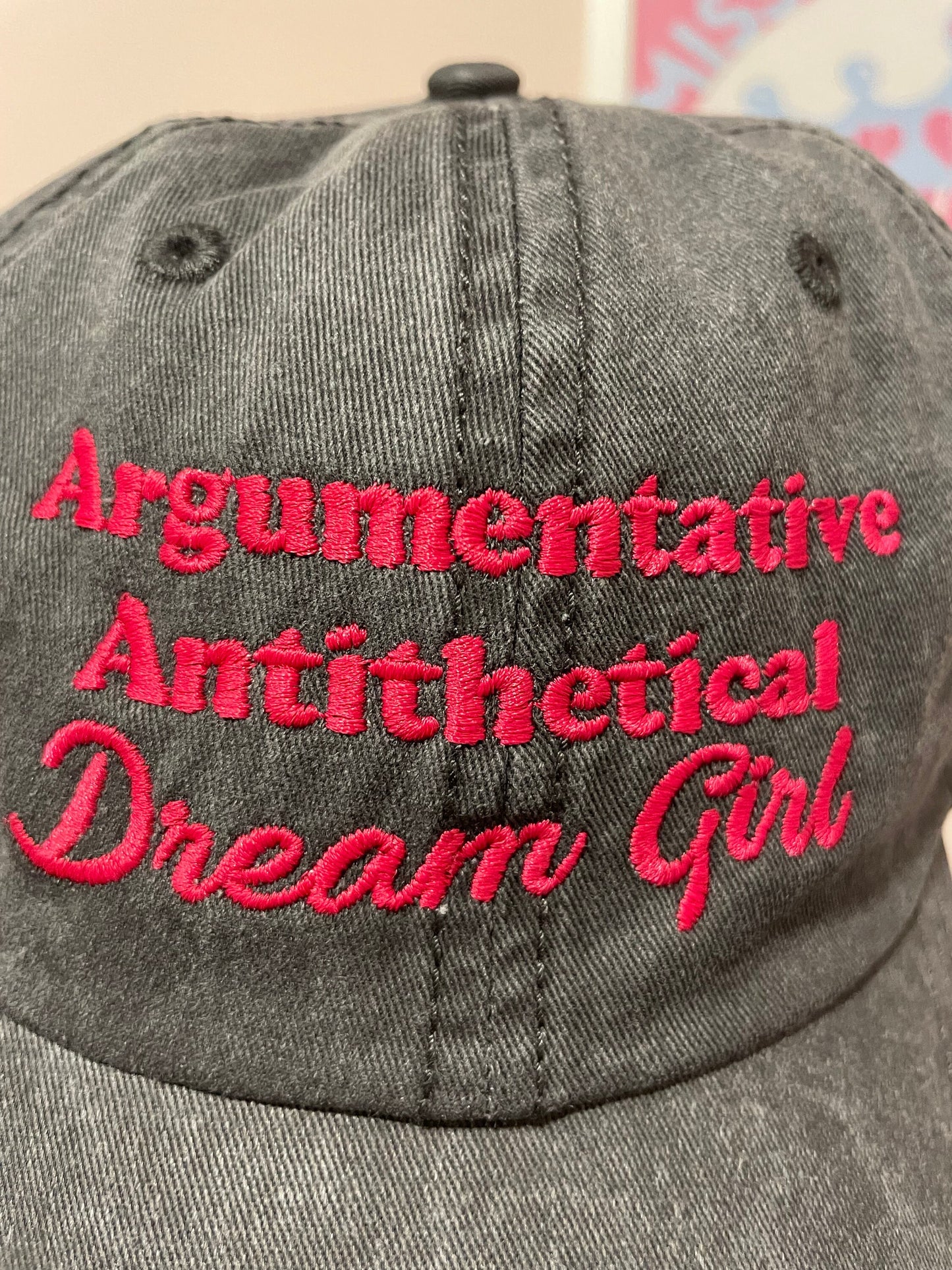 Antithetical Argumentative Dream Girl Taylor Swift Baseball Cap
