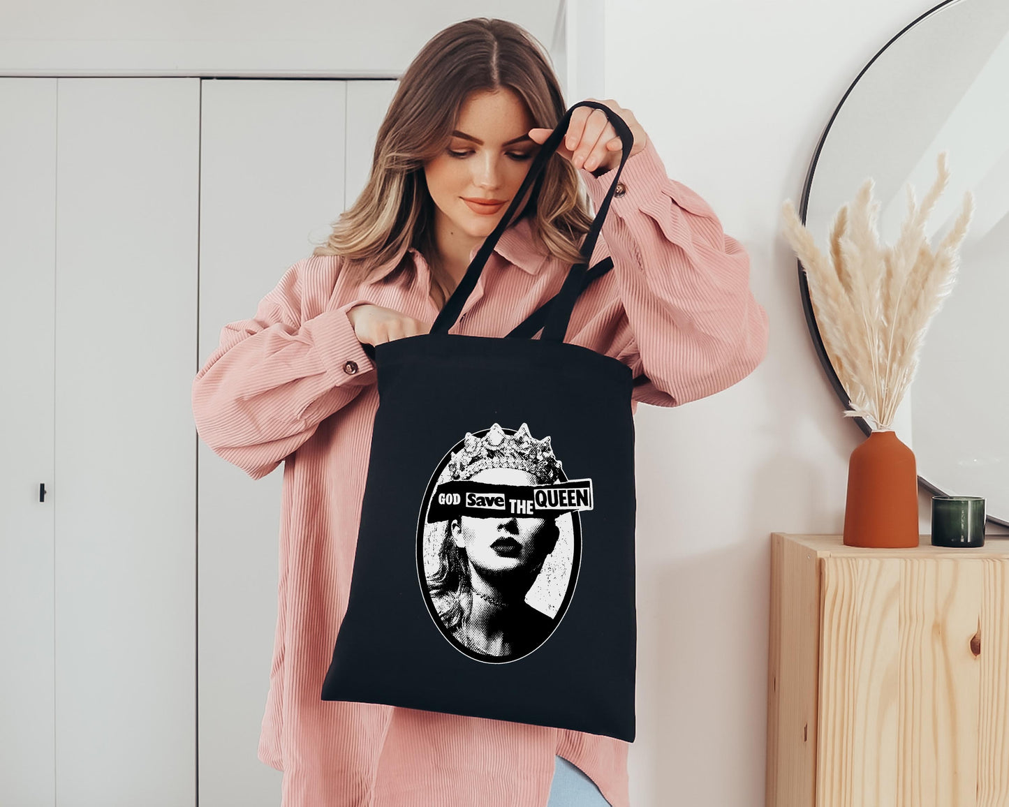 Taylor Swift Black Tote Bag