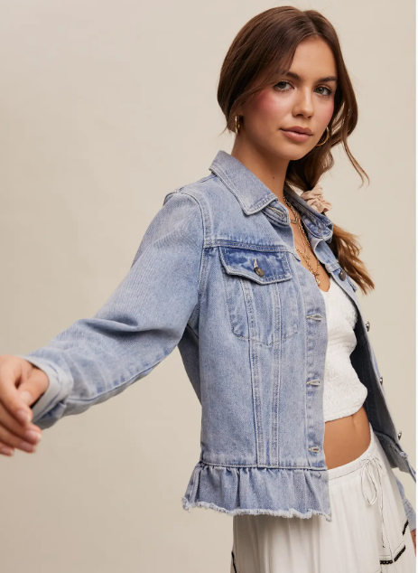 feminine jean jacket