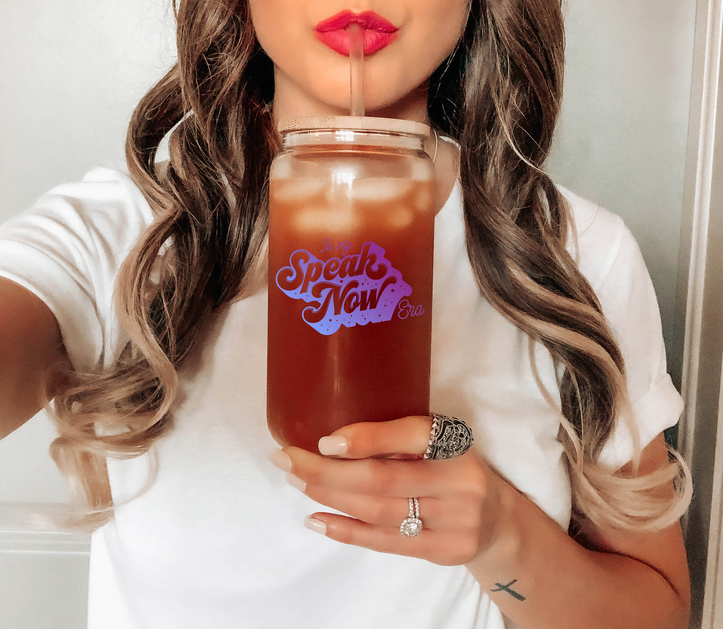 In My Speak Now Era Taylor Swift Glass Can