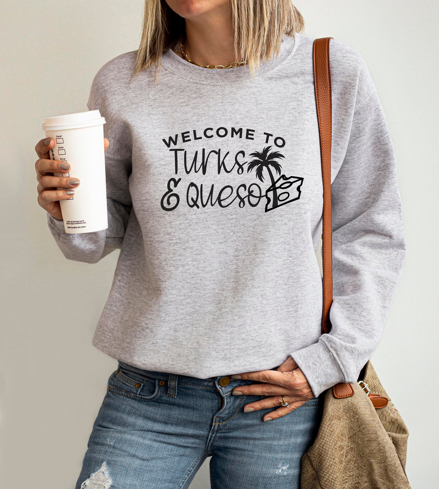 Turks & Queso Crewneck Sweatshirt