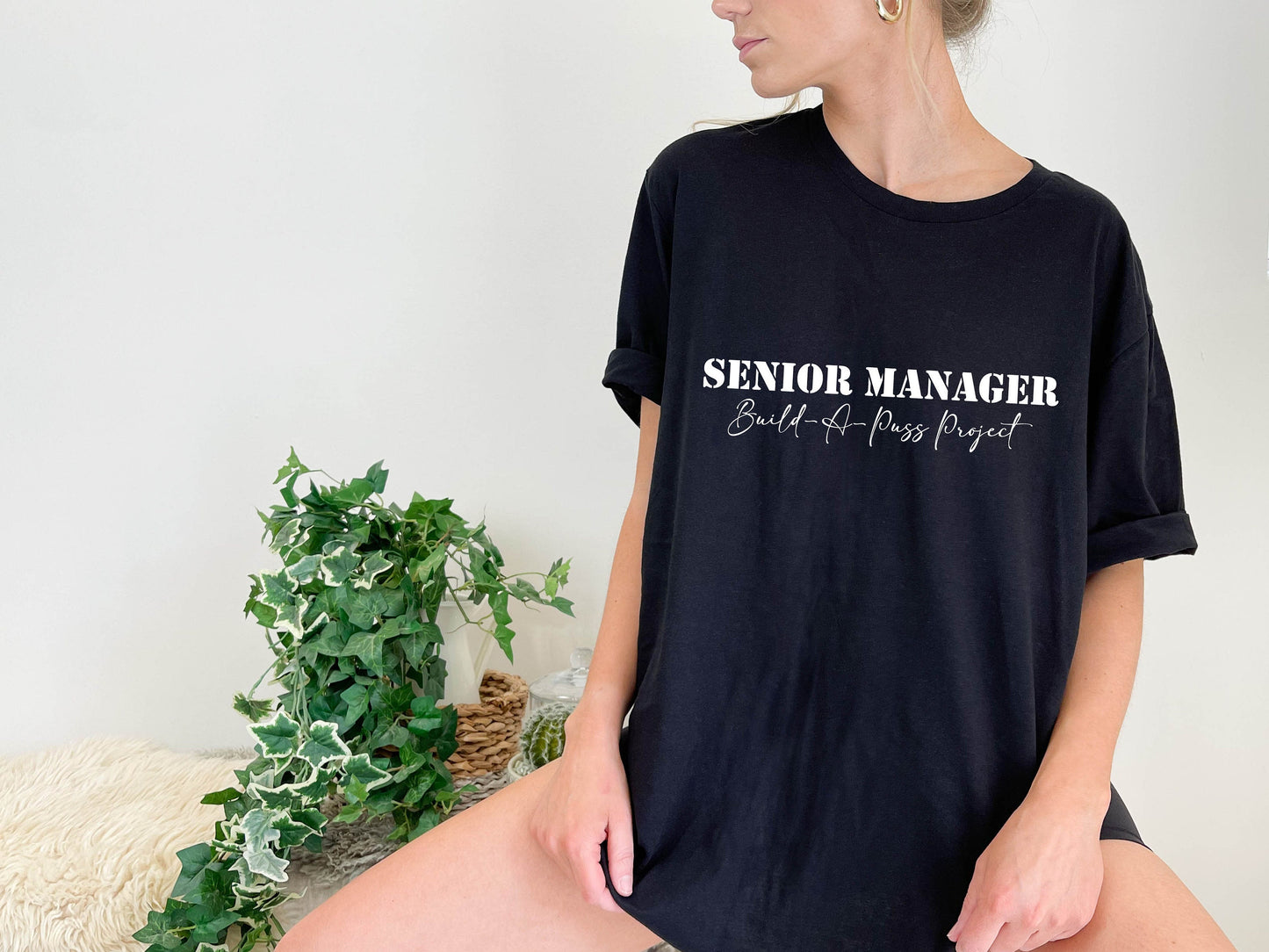 Senior Manager Build-A-Puss Project T-Shirt
