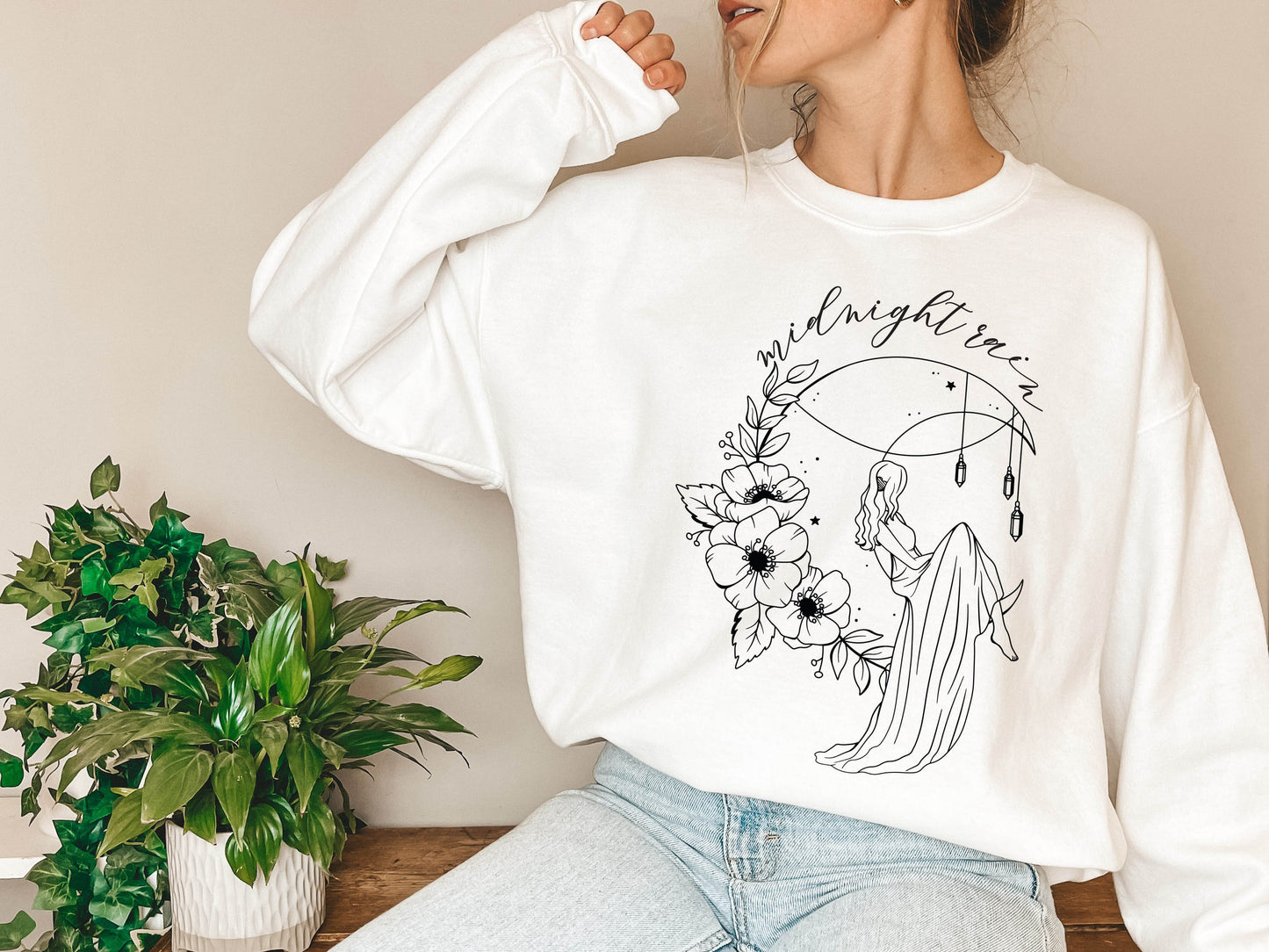 Taylor Swift Midnight Rain Crewneck Sweatshirt
