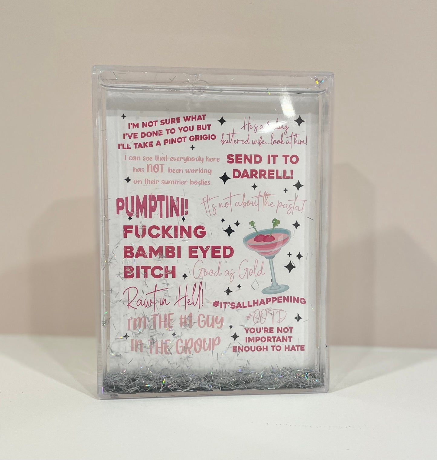 Vanderpump Rules Acrylic Liquid Glitter Photo Frame