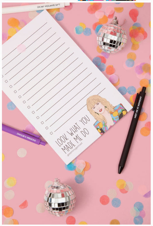 Taylor Swift Notepad