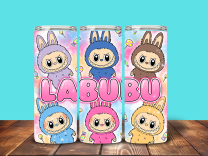 LABUBU Character Tumbler – Cute & Colorful 20oz Stainless Steel Drinkware