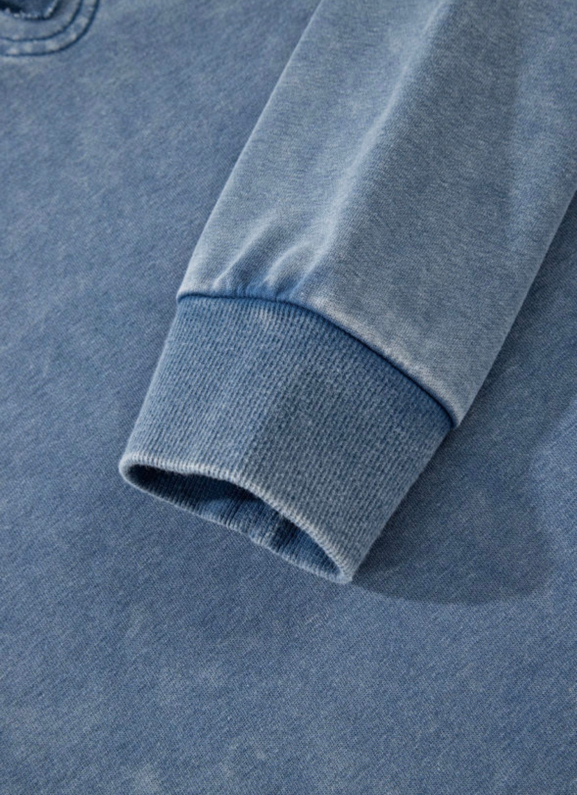 Vintage Wash Lace-Trim Sweatshirt