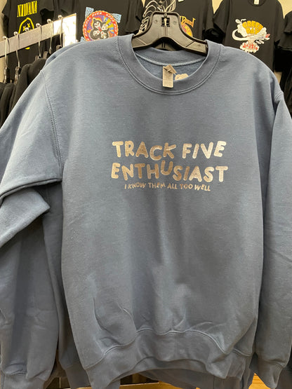 Track Five Enthusiast Taylor Swift Crewneck Sweater