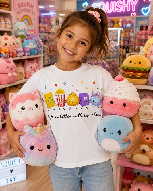 Life Is Better With Squishies Kids Graphic T-Shirt