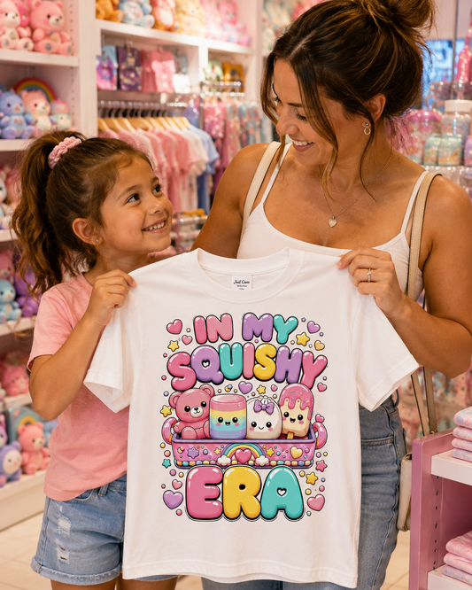 In My Squishy Era Kids T-Shirt | Cute Kawaii Graphic Tee for Girls