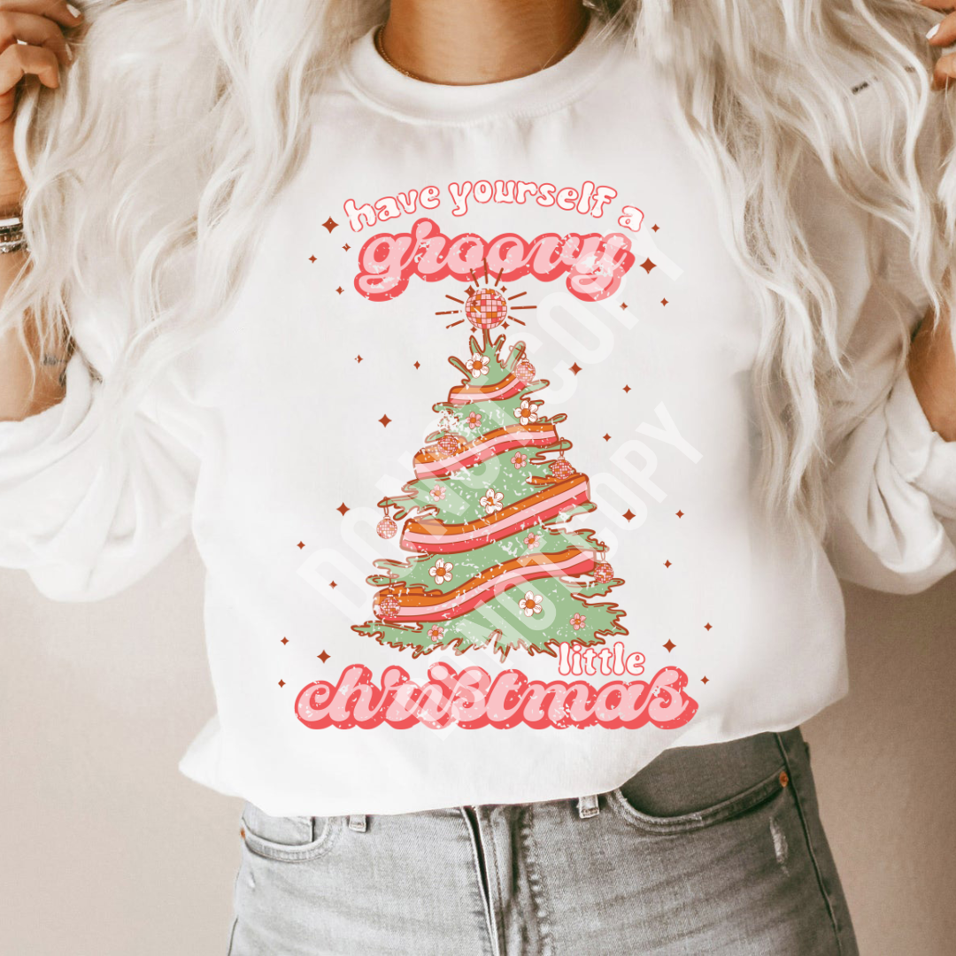 Have Yourself a Groovy Little Christmas Sweatshirt