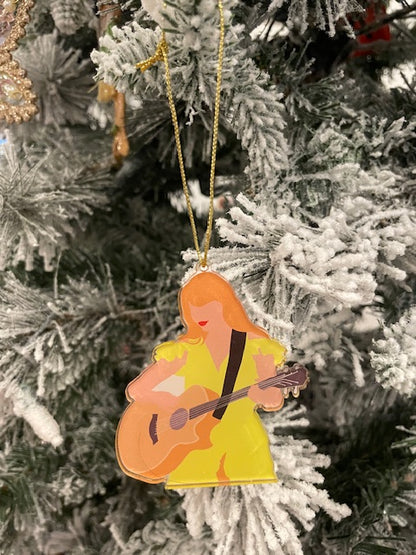 Taylor Swift Acrylic Christmas Ornaments