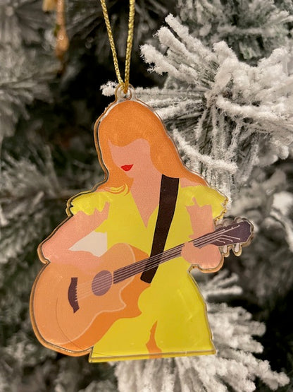 Taylor Swift Acrylic Christmas Ornaments