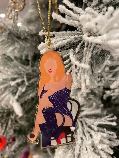 Taylor Swift Acrylic Christmas Ornaments