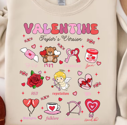 Valentine's Day Taylors Version Sweatshirt