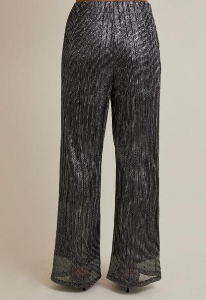 Starlight Pleated Metallic Pants