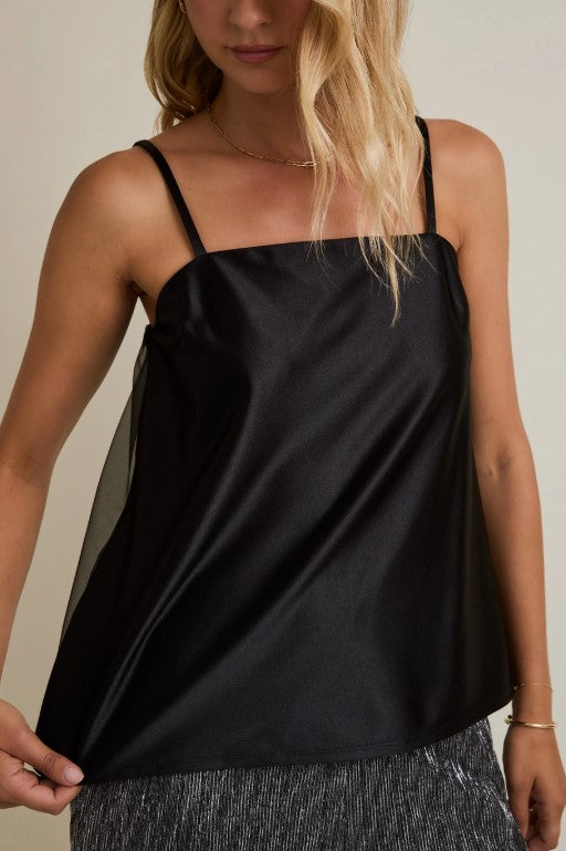 Midnight Muse Satin Cami