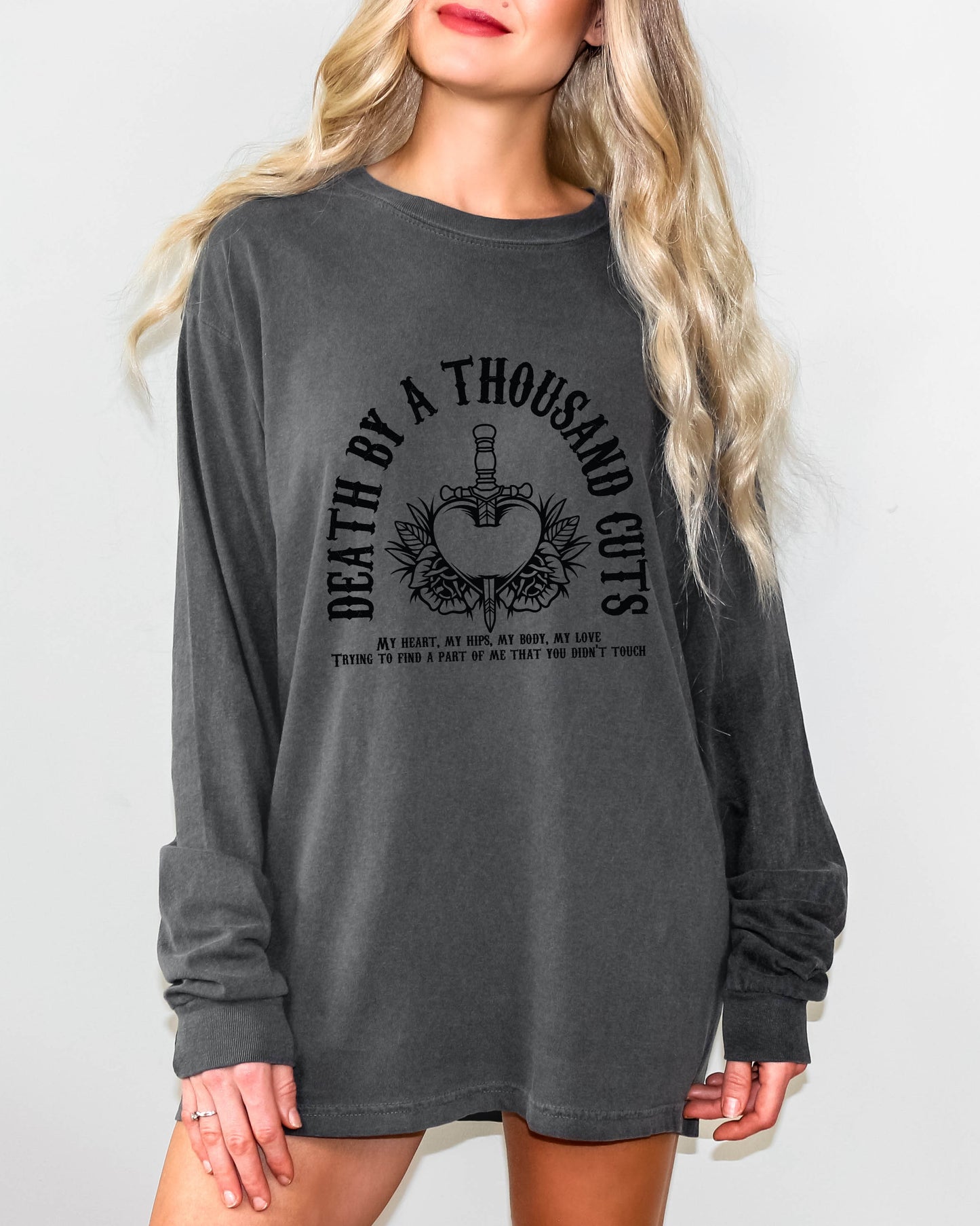 Death By A Thousand Cuts Taylor Swift Long Sleeve Shirt