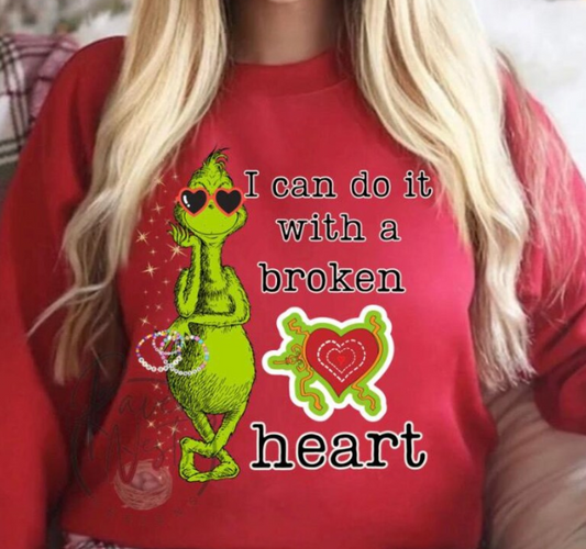 The Grinch Taylor Swift Christmas Sweatshirt