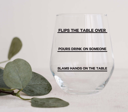 Housewives Funny Wine Glass