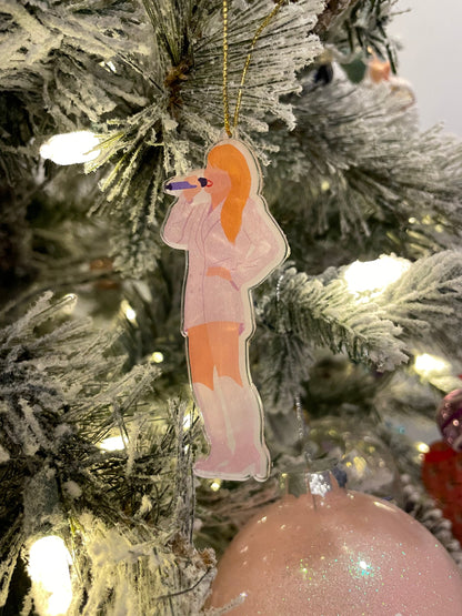 Taylor Swift Christmas Ornament/ Taylor Swift Ornament/ Taylor Swift The Man Ornament/ The Eras Tour Ornament/ Eras Tour Merch