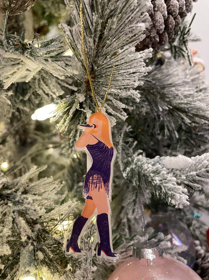 Taylor Swift Christmas Ornament/ Taylor Swift Ornament/ Taylor Swift Midnights Ornament/ The Eras Tour Ornament/ Eras Tour Merch