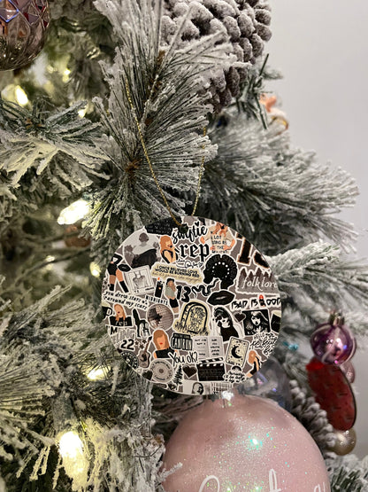 Taylor Swift Christmas Ornament/ Taylor Swift Ornament/ Taylor Swift The Eras Ornament/ The Eras Tour Ornament/ Eras Tour Merch