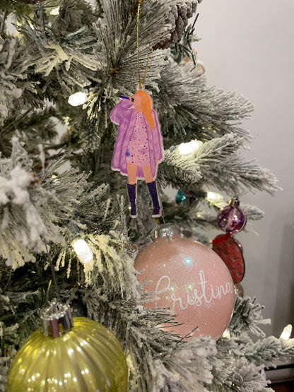 Taylor Swift Christmas Ornament/ Taylor Swift Ornament/ Taylor Swift Midnights Karma Ornament/ The Eras Tour Ornament/ Eras Tour Merch