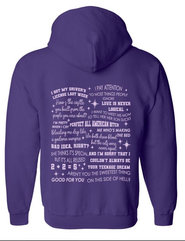 Olivia Rodrigo Lyrics Sweatshirt