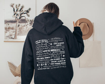 Olivia Rodrigo Lyrics Sweatshirt