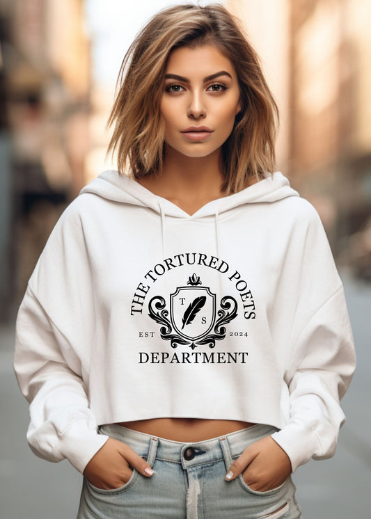 The Tortured Poets Department Cropped Hoodie