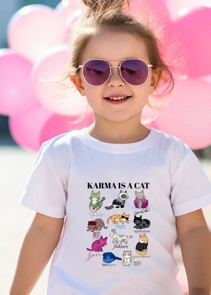 Karma is a Cat Updated Taylor Swift T-Shirt