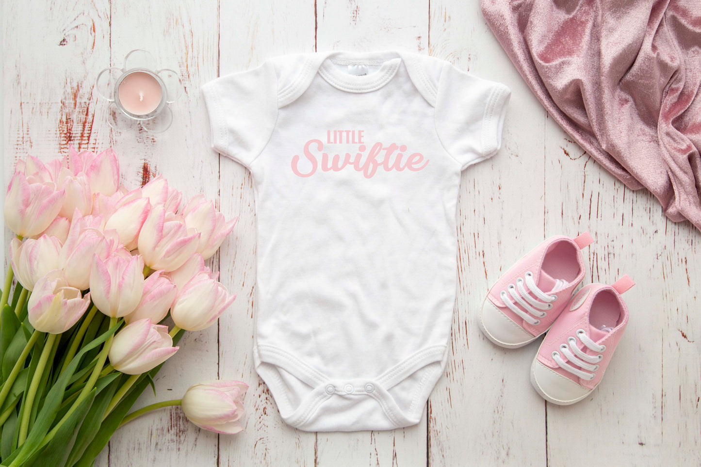 Taylor Swift Themed Baby Onesie