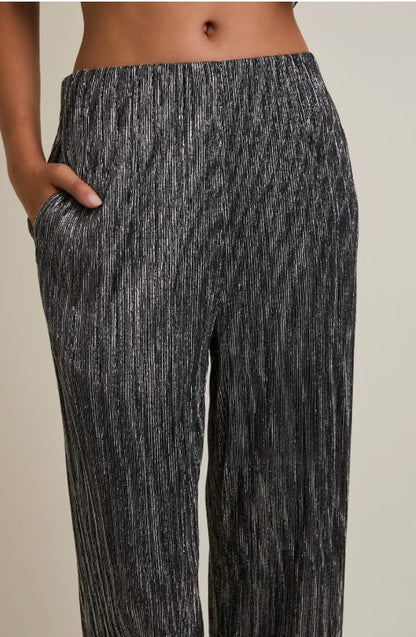 Starlight Pleated Metallic Pants