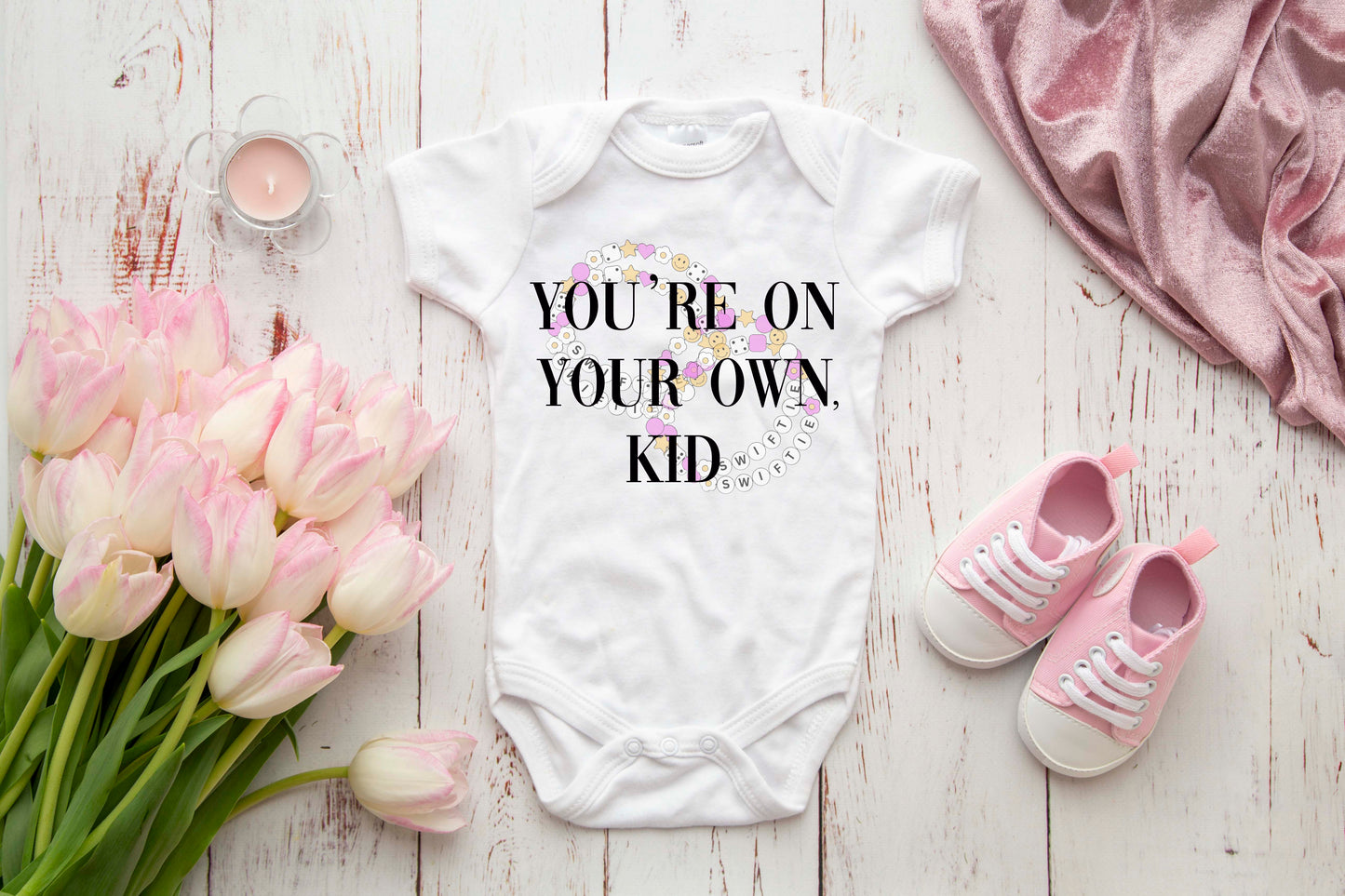 Taylor Swift Themed Baby Onesie