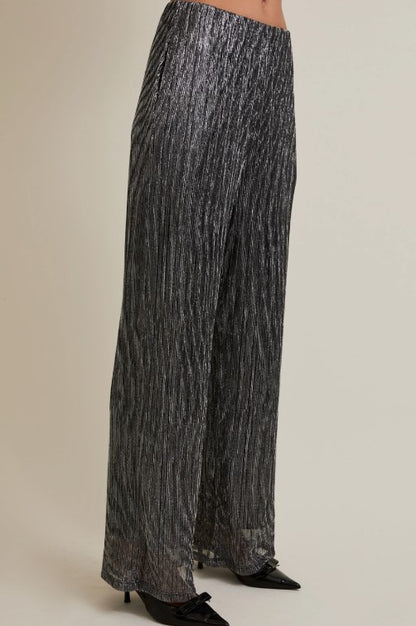 Starlight Pleated Metallic Pants