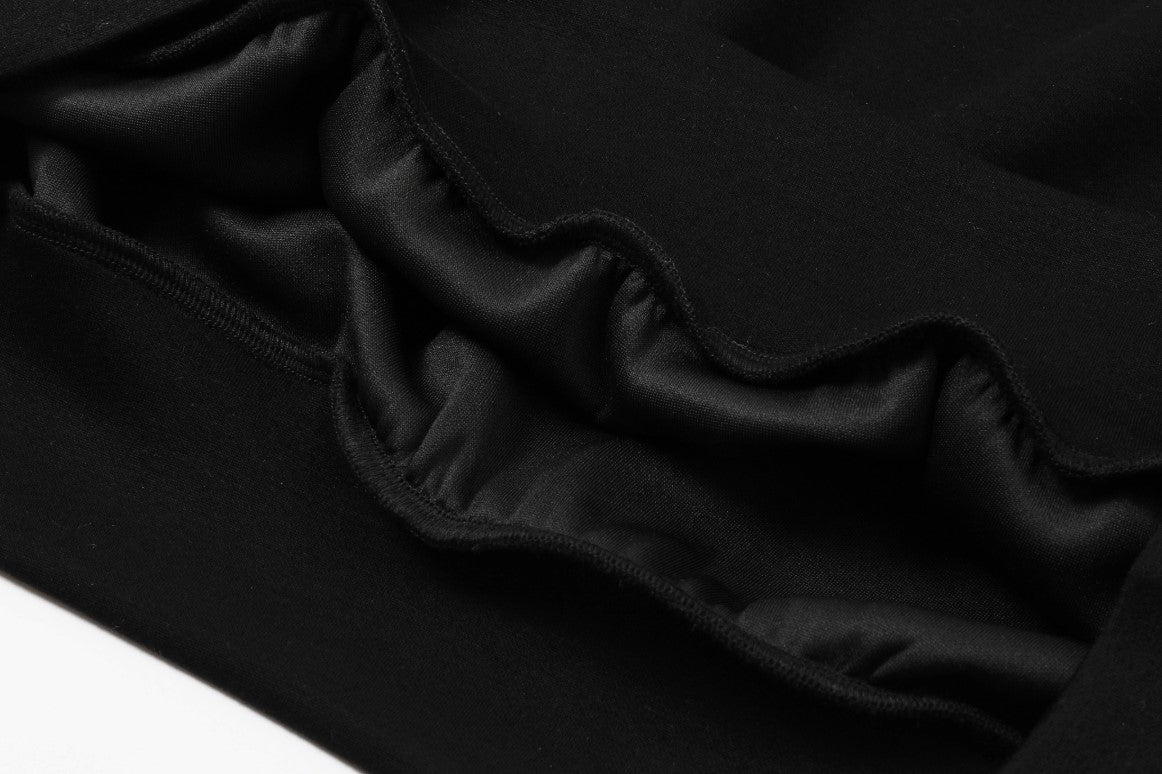 Midnight Tulle & Rhinestone Ruffle Sweatshirt