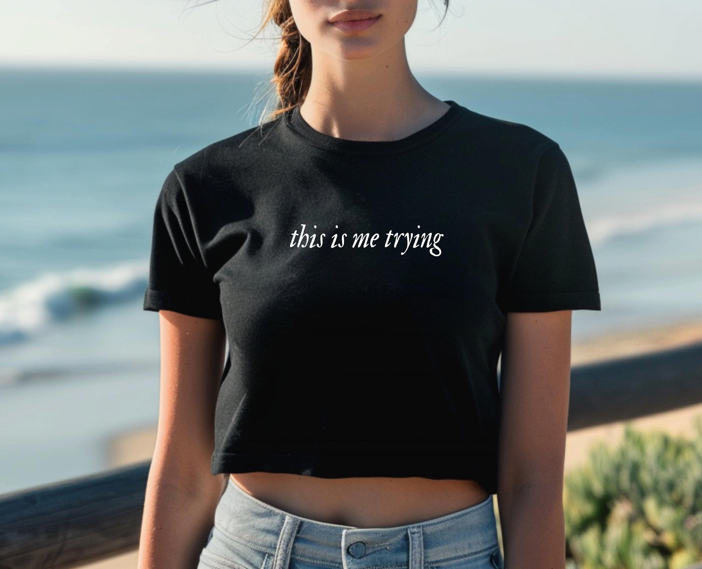 Taylor Swift Lyrics Crop Top