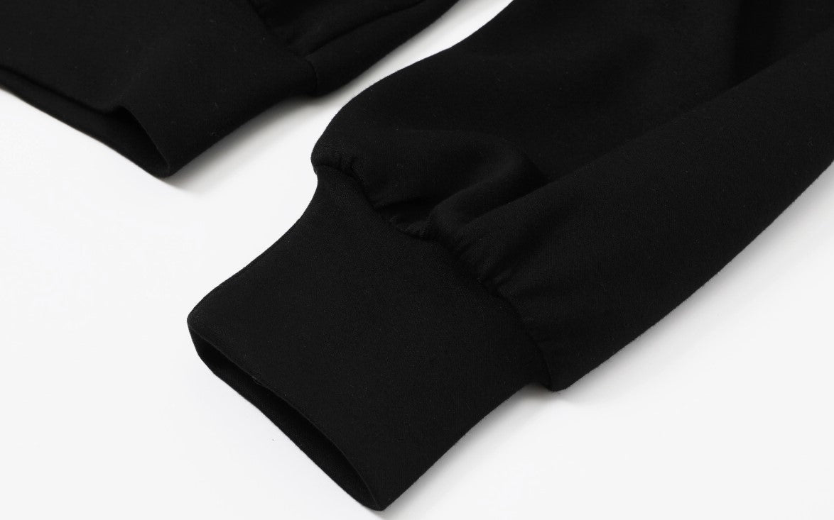 Midnight Tulle & Rhinestone Ruffle Sweatshirt